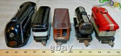 Marx New York Central Black Mercury Mechanical Whistling Freight Train (v)