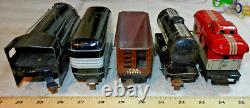 Marx New York Central Black Mercury Mechanical Whistling Freight Train (v)
