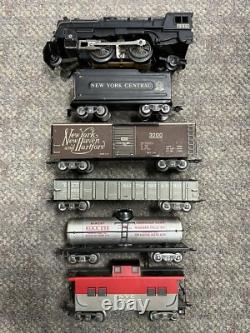+ Marx O #999 New York Central 2-4-2 Locomotive 4 Car Freight Set with Box 25225