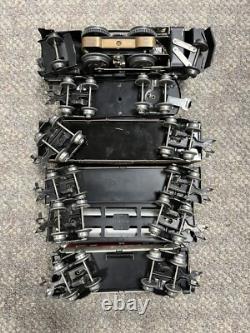 + Marx O #999 New York Central 2-4-2 Locomotive 4 Car Freight Set with Box 25225