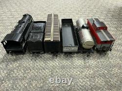 + Marx O #999 New York Central 2-4-2 Locomotive 4 Car Freight Set with Box 25225