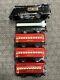 + Marx O Tin New York Central Commodore Steam Locomotive 3 Car Red Passenger Set
