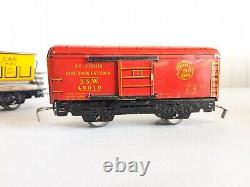 Marx Prewar O-Gauge Copper New York Centra Steam Loco + MORE Tracks 4 Cars 1 Eng