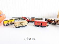 Marx Prewar O-Gauge Copper New York Centra Steam Loco + MORE Tracks 4 Cars 1 Eng