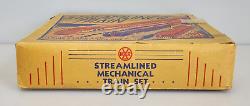 Marx The Mercury New York Central Streamlined Train Set, Engine Cars Tracks Box