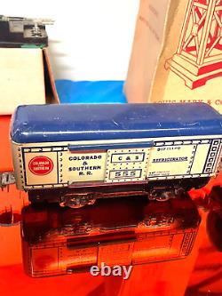 Marx Vintage Train Set-Engine Tested Runs! New York Central with Accessories