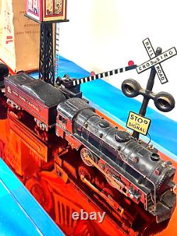 Marx Vintage Train Set-Engine Tested Runs! New York Central with Accessories