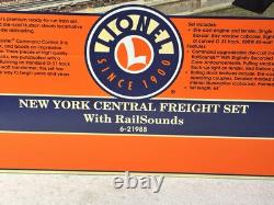 Mighty Lionel New York Central RR Freight Set/Railsounds/Smoke O Gauge