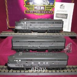 Mth 20-2176-1 New York Central F3 Aba Locomotive Set, 4 Motors, Ps3 Installed