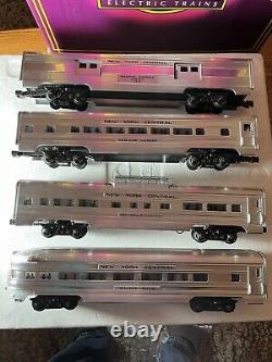 Mth 20-6013MT- 6013 New York Central NYC Plated Aluminum Passenger Car Set