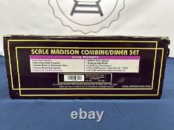 Mth New York Central (TT Gray) 70? ABS Madison 2-Car Passenger Set 20-4126
