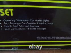 Mth O Gauge Mt-4019 70' Streamlined New York Central 5 Car Set Nib Sealed