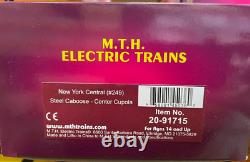 Mth Premier 20-91715 New York Central Nyc P&le #249 Steel Caboose New