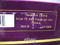 Mth Premier New York Central 70' Streamlined 5 Car Passenger Set 20-6568