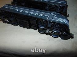 Mth Premier O 20-2176-1 New York Central Aba F3 Diesel With Sound + Box