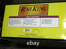 NEW MTH RailKing New York Central O Gauge Madison Passenger 4 Car Set, 30-6913