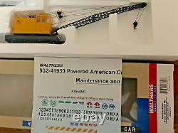 NEW YORK CENTRAL CRANE Powered/OPERATING (DC) HO SCALE PLATINUM RTR NEW OOP