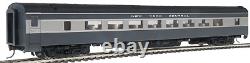 NEW YORK CENTRAL GRAY PULLMAN 64 seat COACH- HO Scale -withINTERIOR NEW RTR OOP