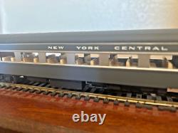 NEW YORK CENTRAL GRAY PULLMAN 64 seat COACH- HO Scale -withINTERIOR NEW RTR OOP