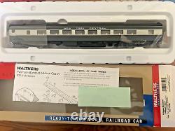 NEW YORK CENTRAL GRAY PULLMAN 64 seat COACH- HO Scale -withINTERIOR NEW RTR OOP