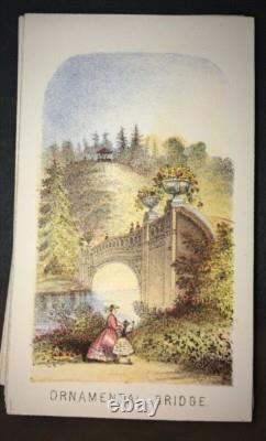 NEW YORK CENTRAL PARK circa 29 LITHOGRAPHED VIEWS In quart 1870