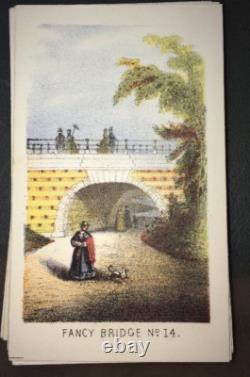 NEW YORK CENTRAL PARK circa 29 LITHOGRAPHED VIEWS In quart 1870