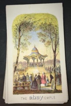 NEW YORK CENTRAL PARK circa 29 LITHOGRAPHED VIEWS In quart 1870