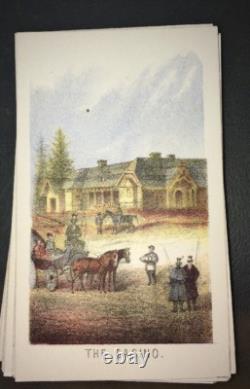 NEW YORK CENTRAL PARK circa 29 LITHOGRAPHED VIEWS In quart 1870