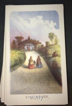 NEW YORK CENTRAL PARK circa 29 LITHOGRAPHED VIEWS In quart 1870
