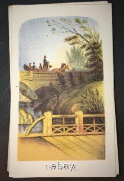 NEW YORK CENTRAL PARK circa 29 LITHOGRAPHED VIEWS In quart 1870