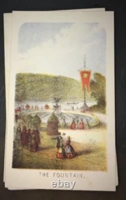 NEW YORK CENTRAL PARK circa 29 LITHOGRAPHED VIEWS In quart 1870 NEW YORK CENTRAL PARK circa 29 LITHOGRAPHED VIEWS In quart 1870