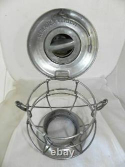 NEW YORK CENTRAL RAILROAD LANTERN Clear Cast EB Lantern Globe