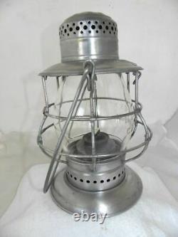 NEW YORK CENTRAL RAILROAD LANTERN Clear Cast EB Lantern Globe