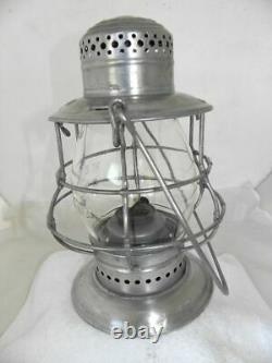 NEW YORK CENTRAL RAILROAD LANTERN Clear Cast EB Lantern Globe