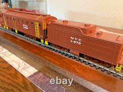 NEW YORK CENTRAL ROTARY SNOWPLOW BLADE SPINS HO Scale -NYC LOGO- NEW