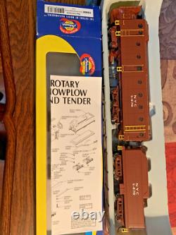 NEW YORK CENTRAL ROTARY SNOWPLOW BLADE SPINS HO Scale -NYC LOGO- NEW
