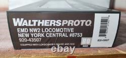 NEW YORK CENTRAL RR EMD NW2 diesel 8753 Walthers Proto 920-43507 LokSound 5 DCC