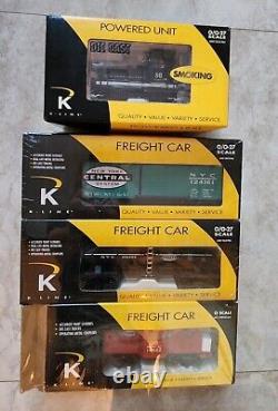 NYC Plymouth Switcher K2630-10 and NYC 3 Freight Car set New