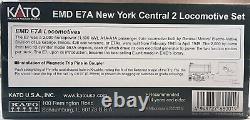 N KATO New York Central 4008 4022 EMD E7A 2 Locomoto 2Set 20th Century Limited 4