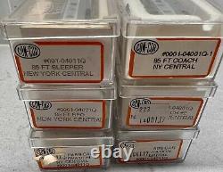 N Scale Con-Cor Passenger Set (6) Cars New York Central NYC -0001-040xxQ