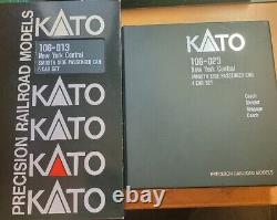 N Scale KATO #106-013 & 106-023 NEW YORK CENTRAL 10 CAR PASSENGER SET