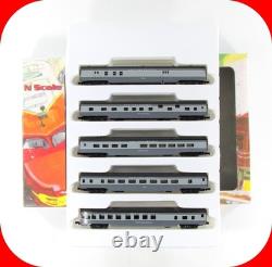 N Scale NEW YORK CENTRAL Lightweight Passenger 5-Car Set - CON-COR 004003