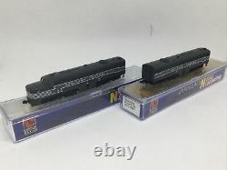 N Scale New York Central Life-like Pa/pb Set #4201a & 4301b In Original Cases