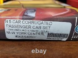 N scale Con-Cor 0003-540002 New York Central 5-car Lightweight Passenger Set
