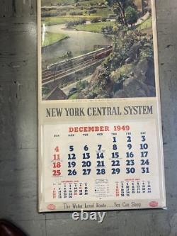 New York Central Calendar 1949 the Mohawk Valley Super Rare By Belck EUC