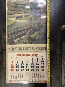 New York Central Calendar 1949 the Mohawk Valley Super Rare By Belck EUC