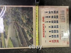 New York Central Calendar 1949 the Mohawk Valley Super Rare By Belck EUC