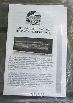 New York Central F-3 A-B-A Diesel Set MTH NYC RR #1608/1630/2414 Model Train