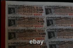 New York Central & Hudson River Railroad $1000 Gold Bond, Signed Horace Hayden New York Central & Hudson River Railroad $1000 Gold Bond, Signed Horace Hayden