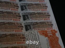 New York Central & Hudson River Railroad $1000 Gold Bond, Signed Horace Hayden